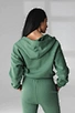 wholesale cropped zip up sweatshirt